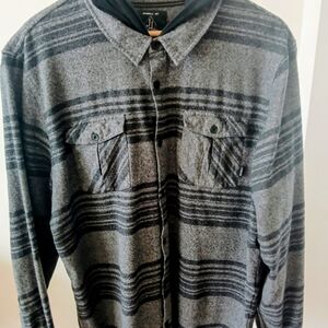 O'Neill Black and Gray Plaid Shirt